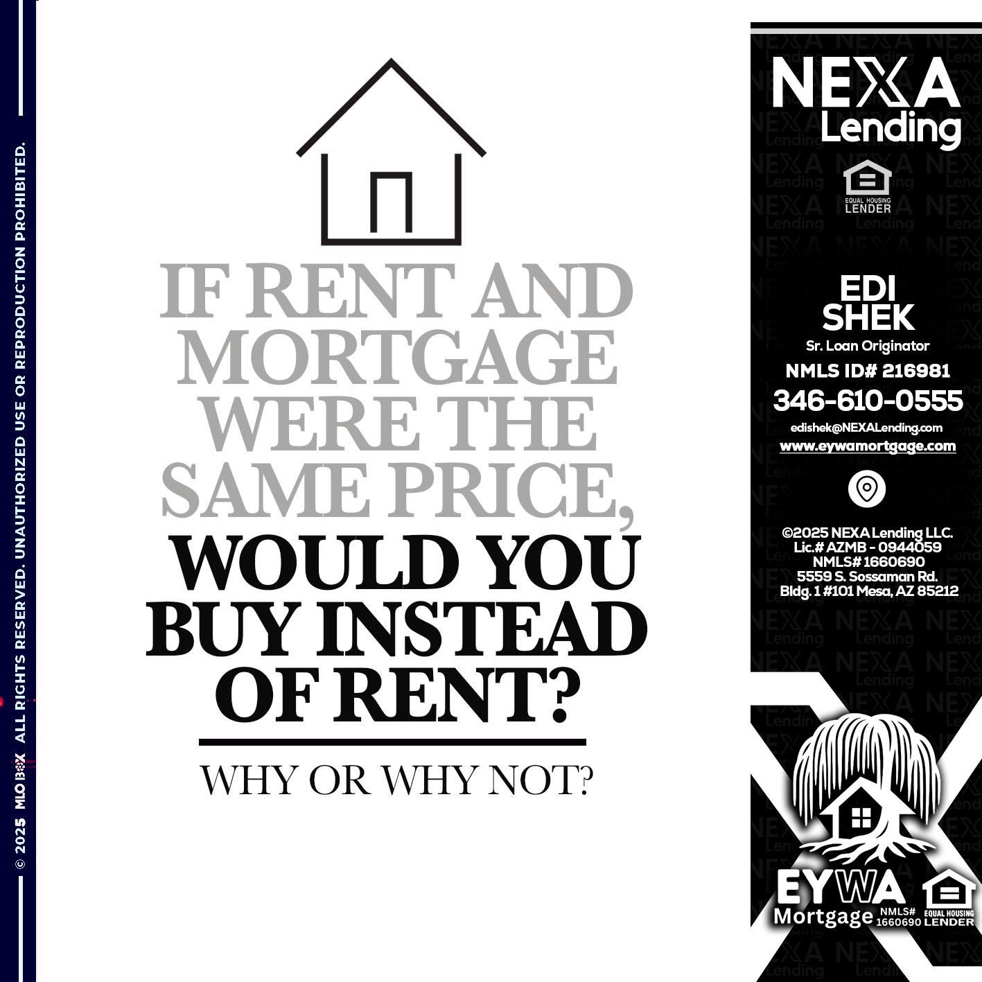 IF RENT - Edi Shek -Loan Originator