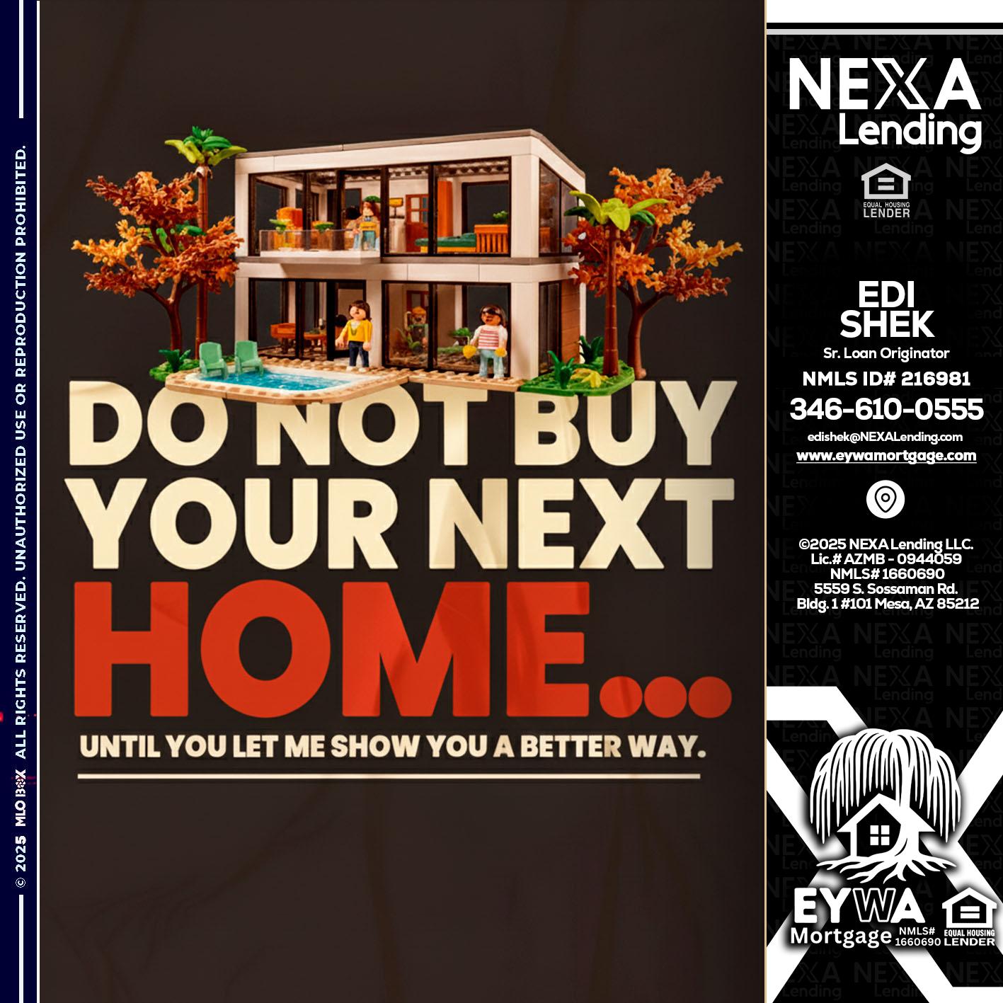 DO NOT BUY - Edi Shek -Loan Originator