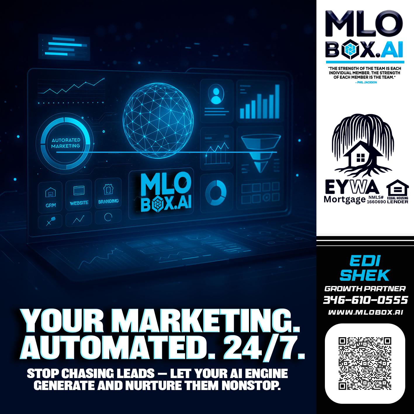 your marketing team - Edi Shek -Loan Originator