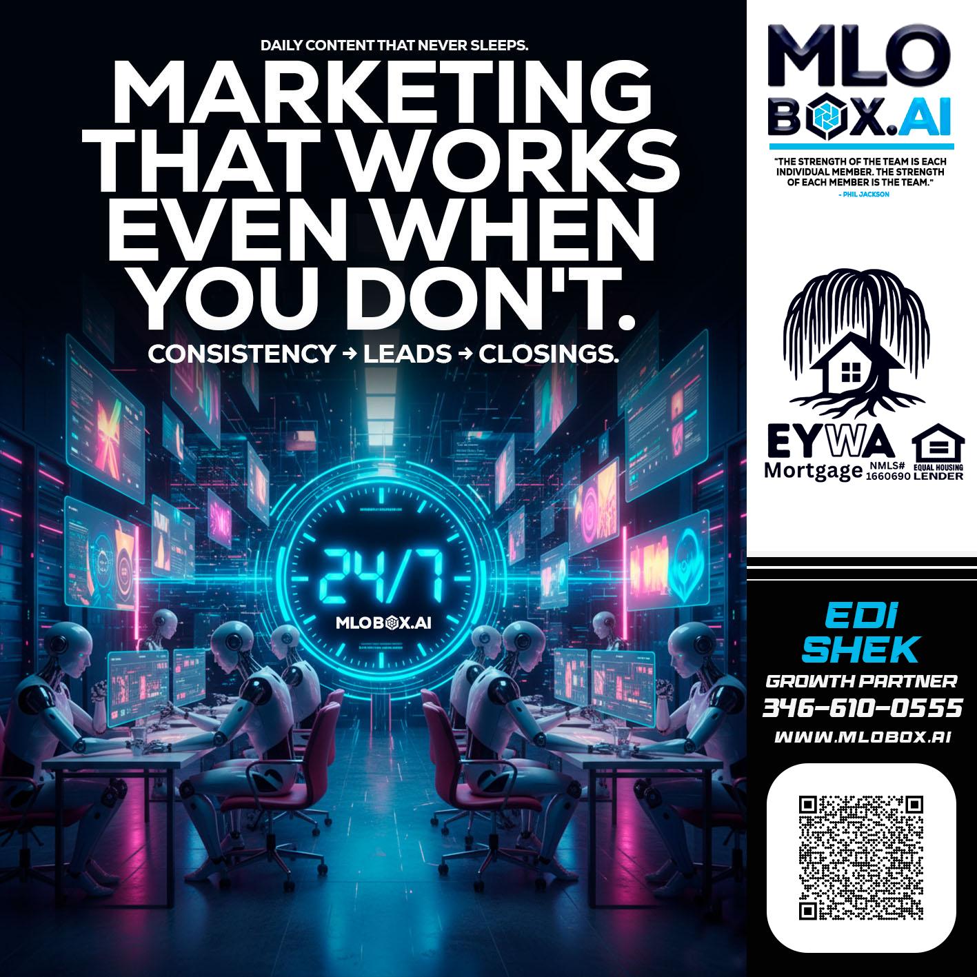 MARKETING THAT WORKS - Edi Shek -Loan Originator