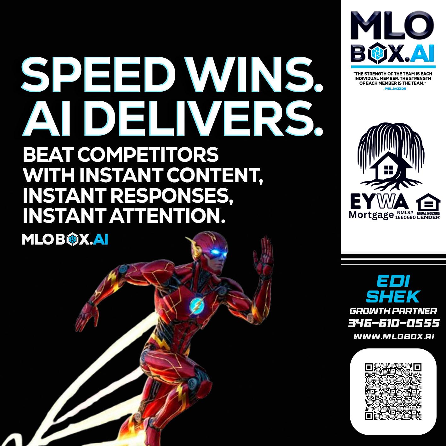 SPEED WINS - Edi Shek -Loan Originator