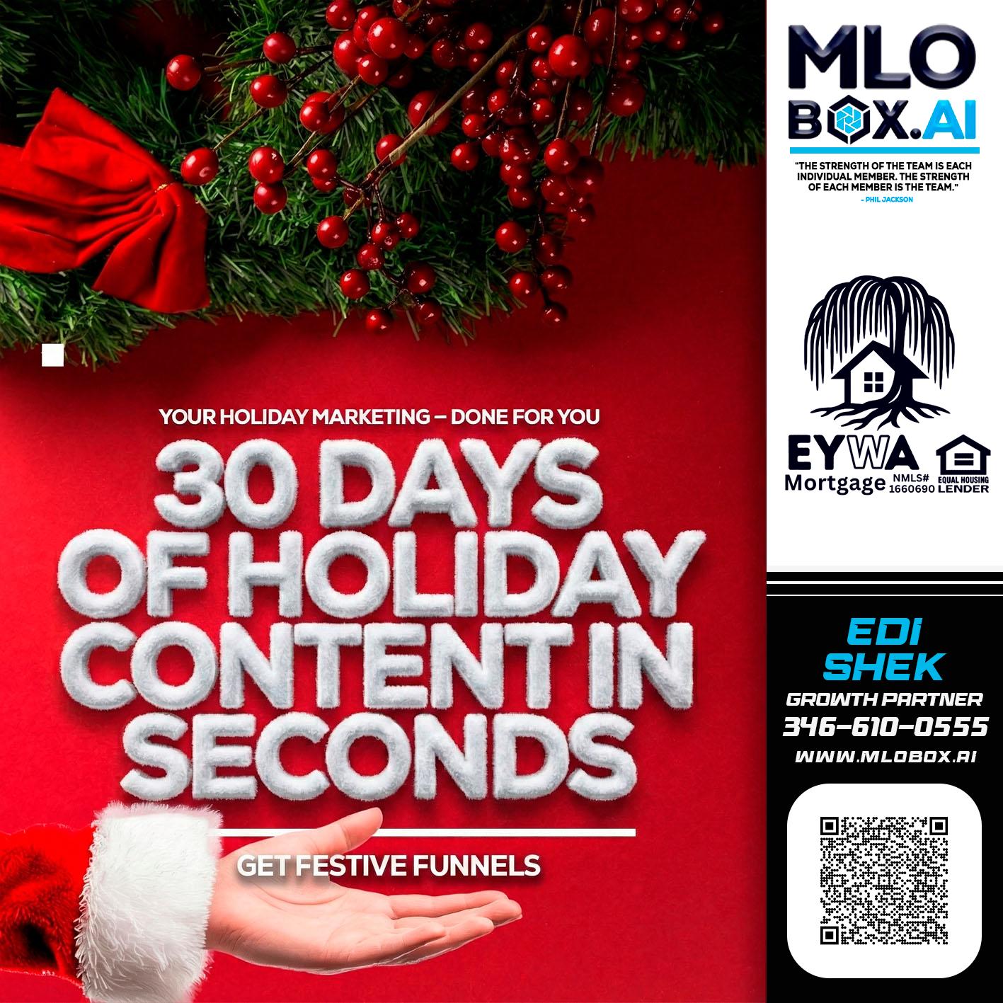 30 DAYS - Edi Shek -Loan Originator