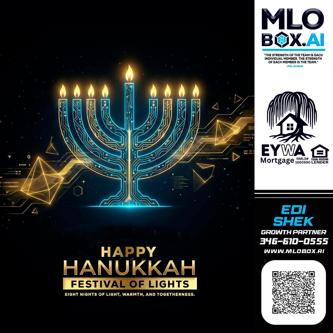 happy Hanukkah - Edi Shek -Loan Originator