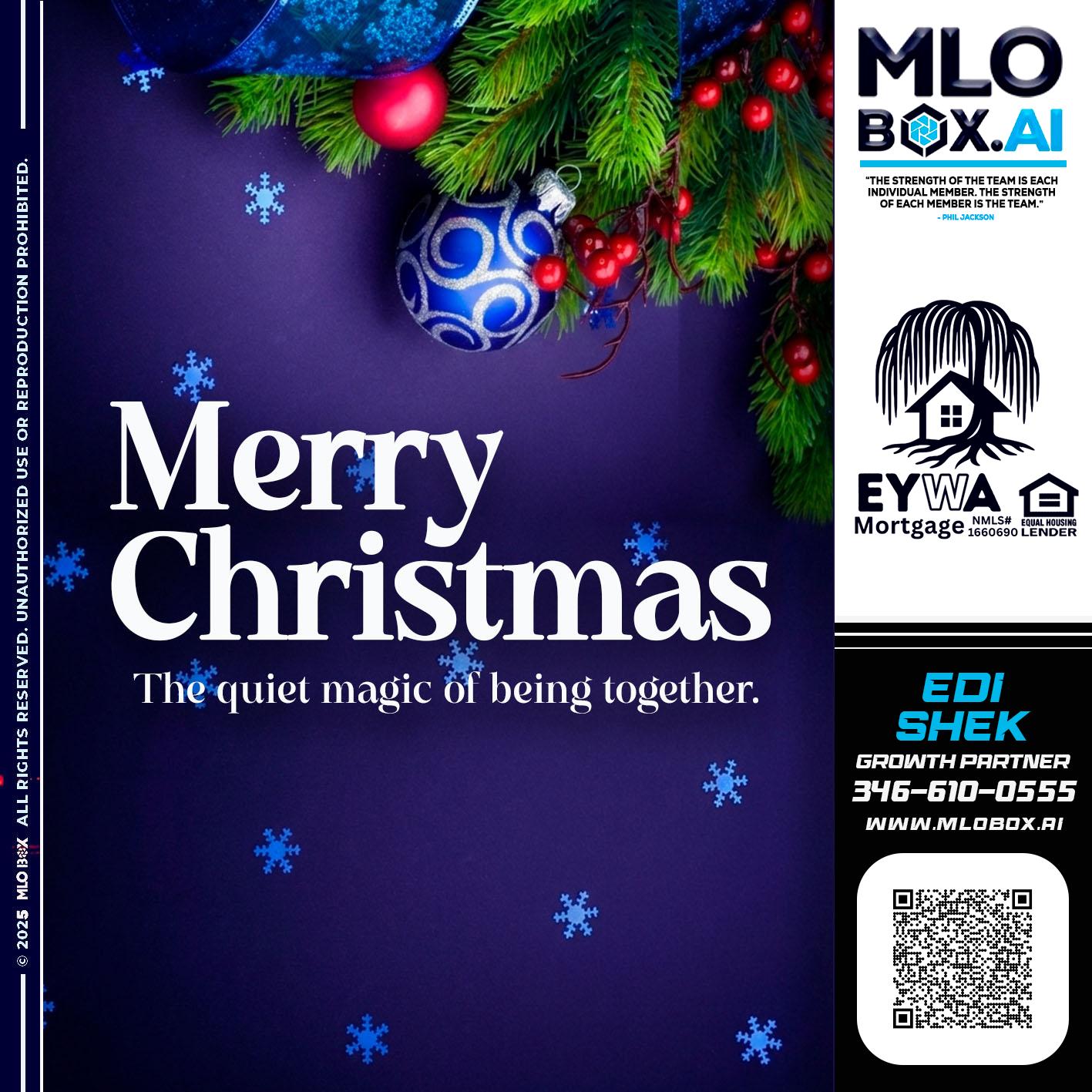 merry christmas - Edi Shek -Loan Originator