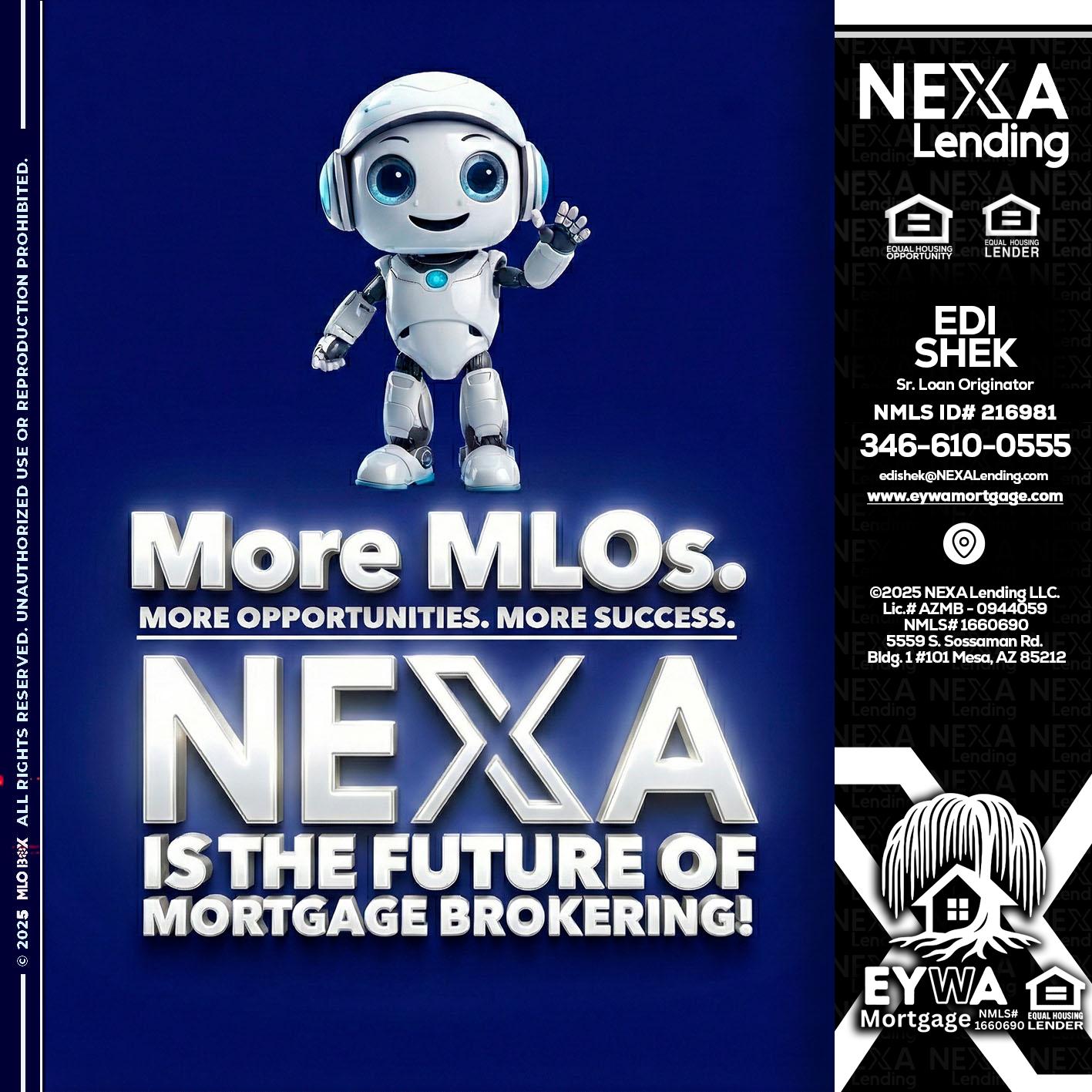 MORE MLOs - Edi Shek -Loan Originator