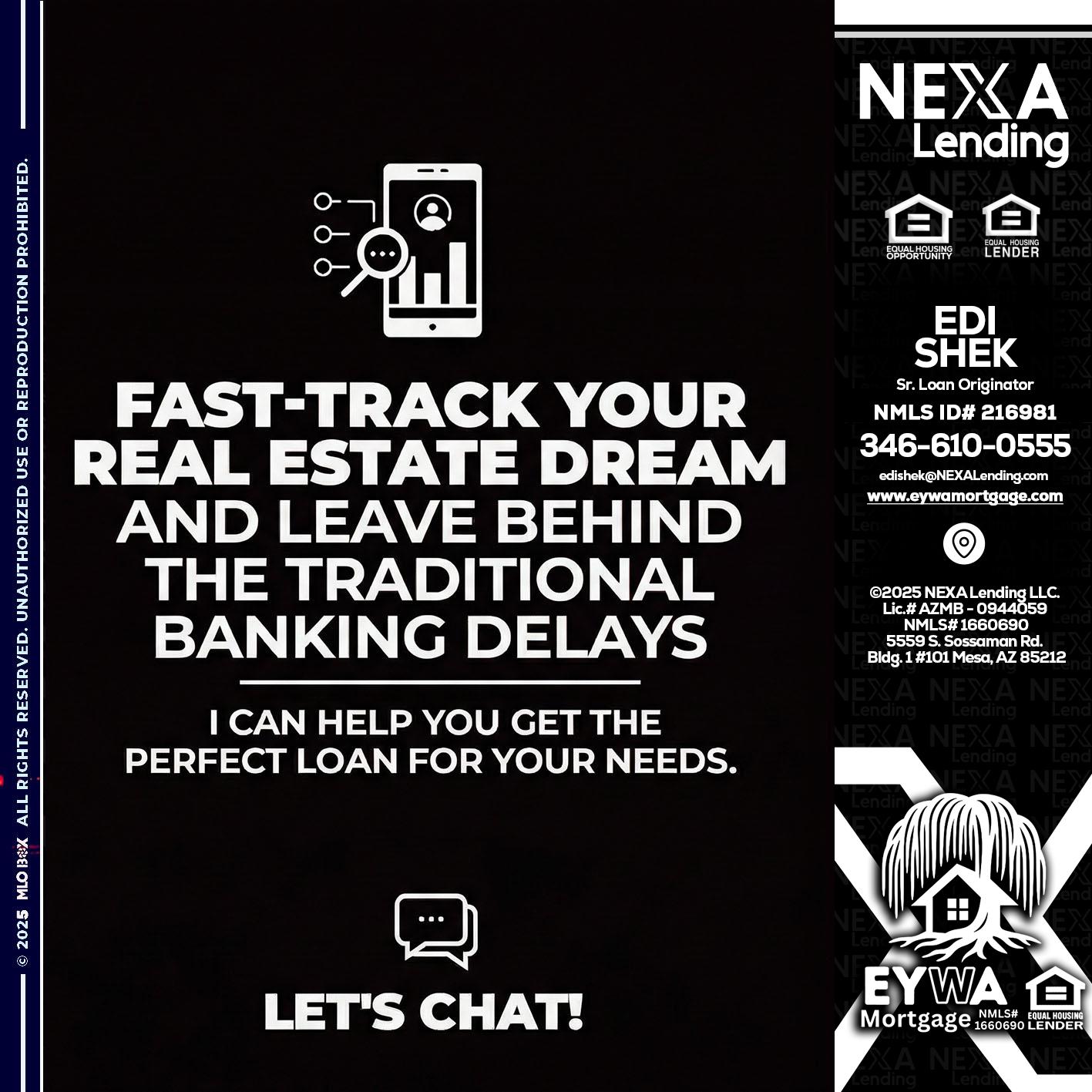 FAST TRACK - Edi Shek -Loan Originator