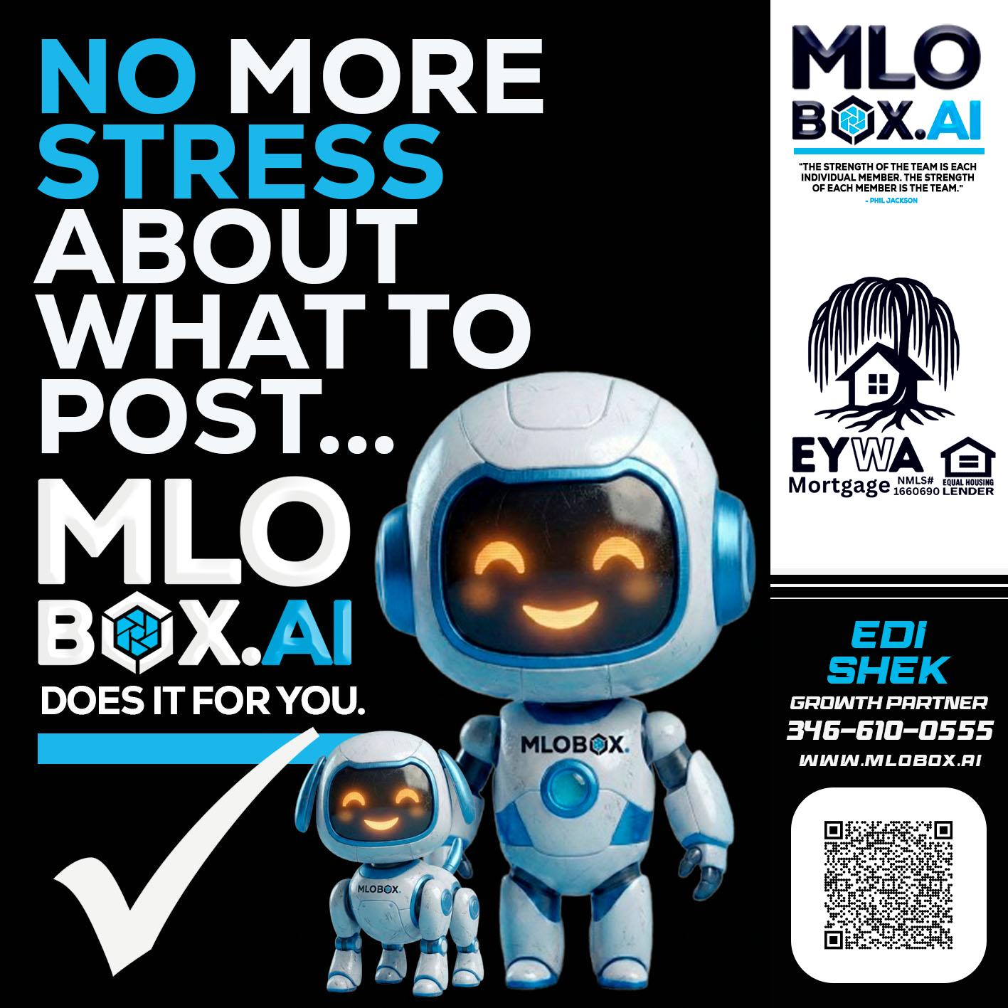 NO MORE STRESS - Edi Shek -Loan Originator
