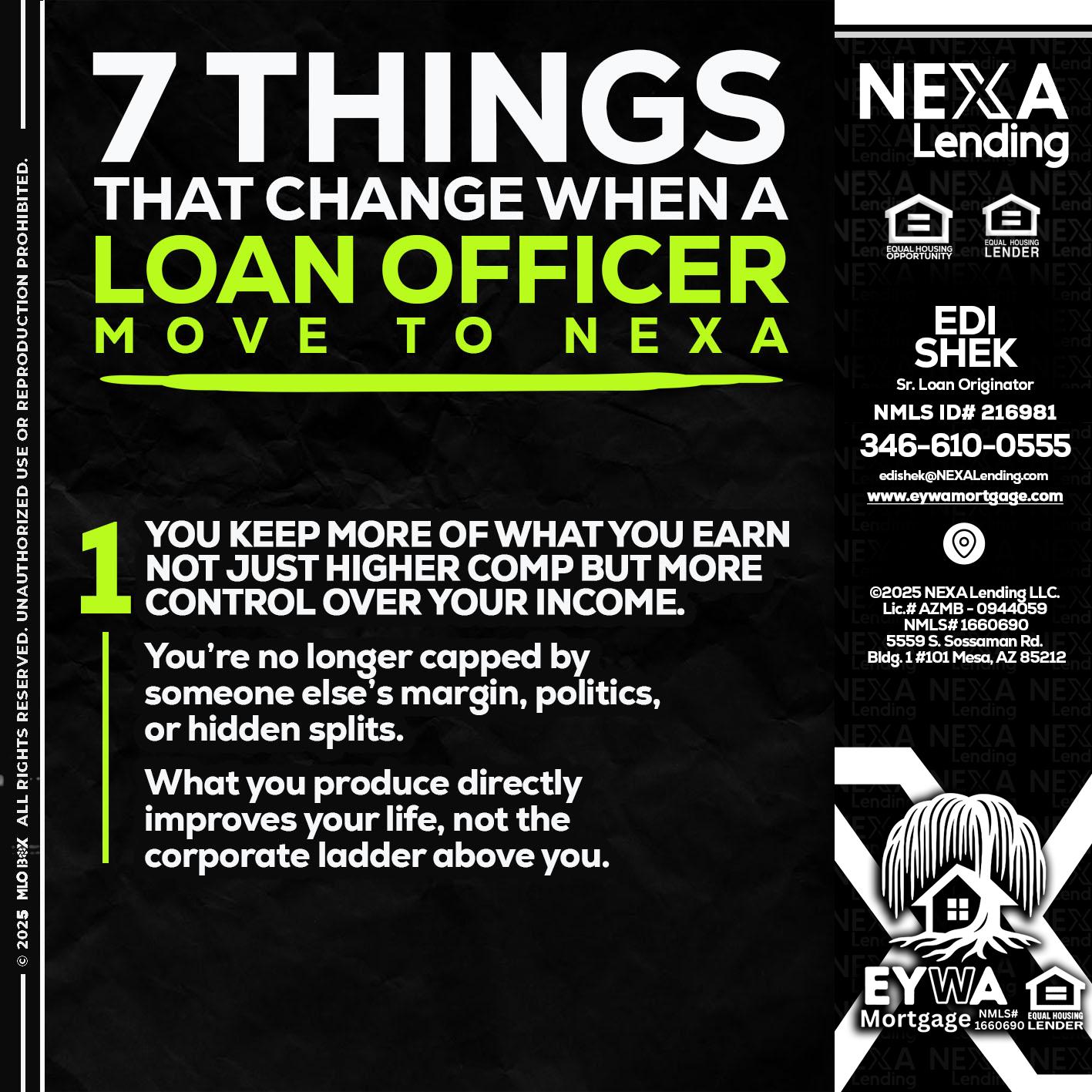 7 THINGS (1) - Edi Shek -Loan Originator