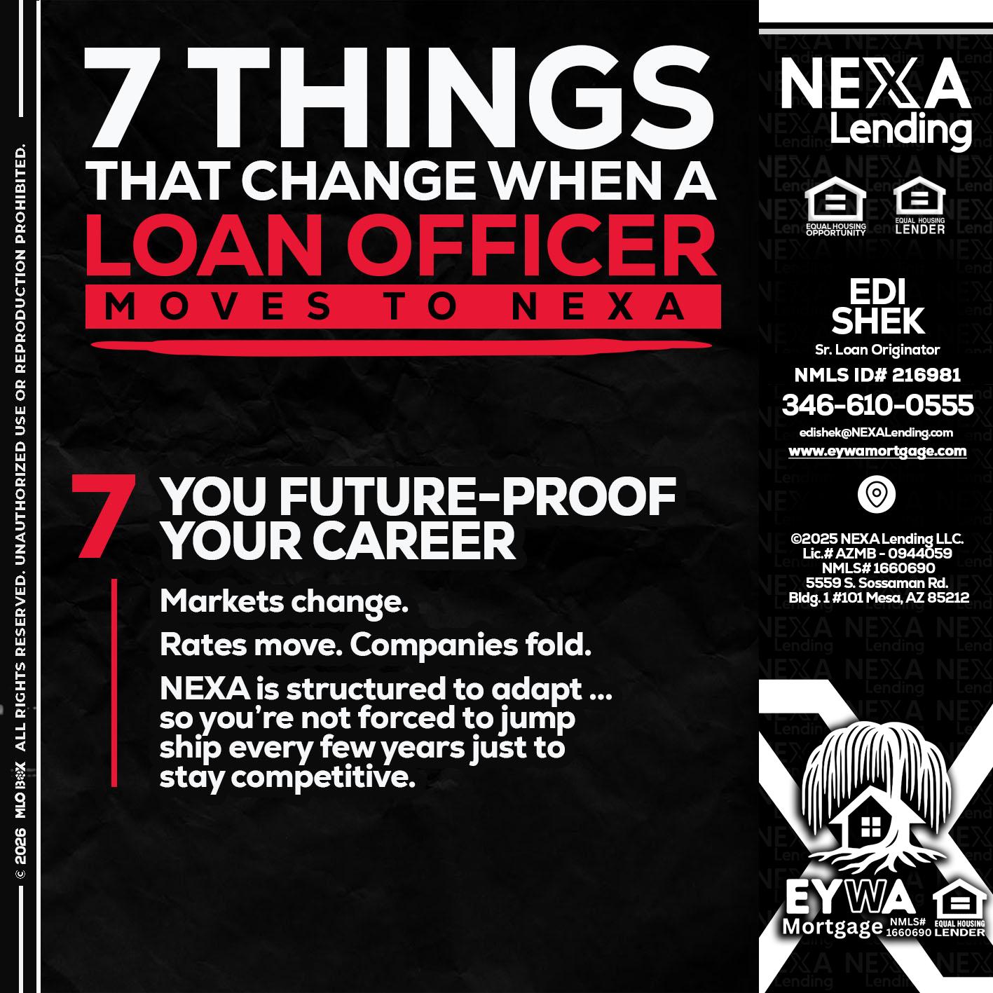 7 THINGS (7) - Edi Shek -Loan Originator