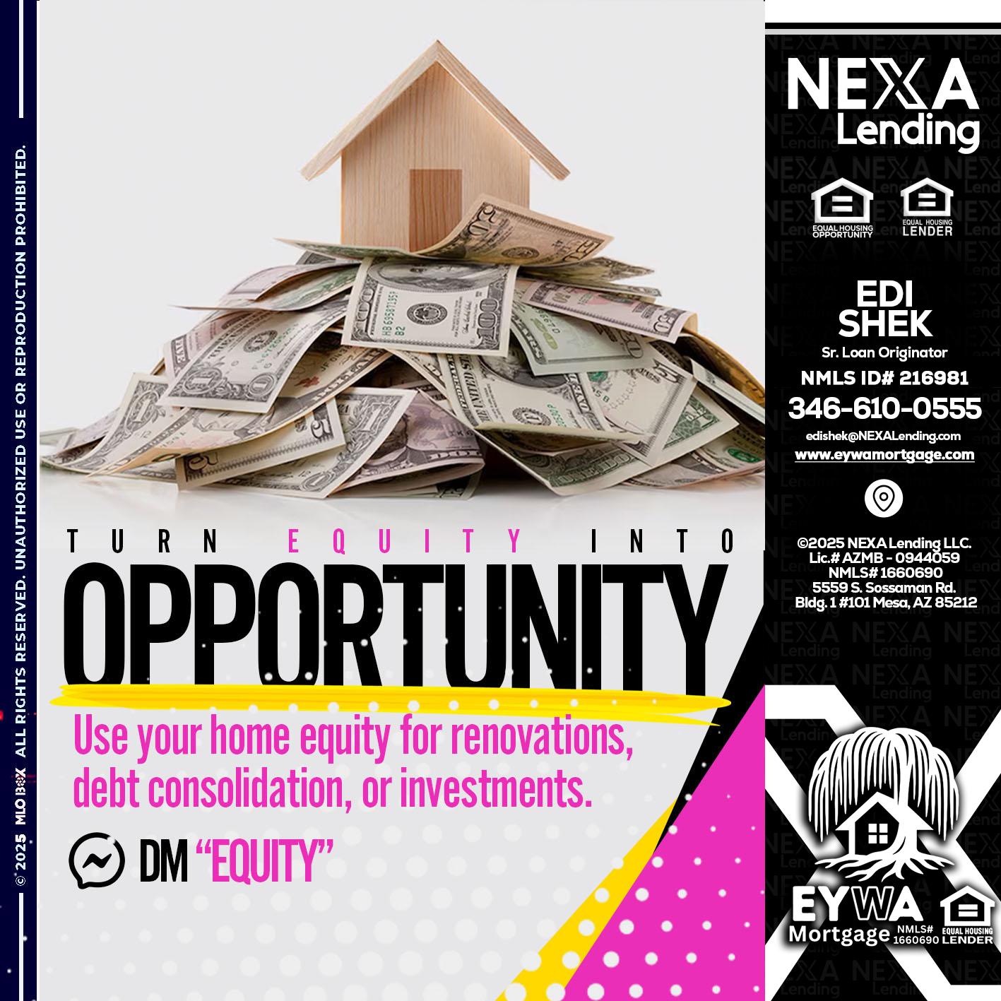 opportunity - Edi Shek -Loan Originator