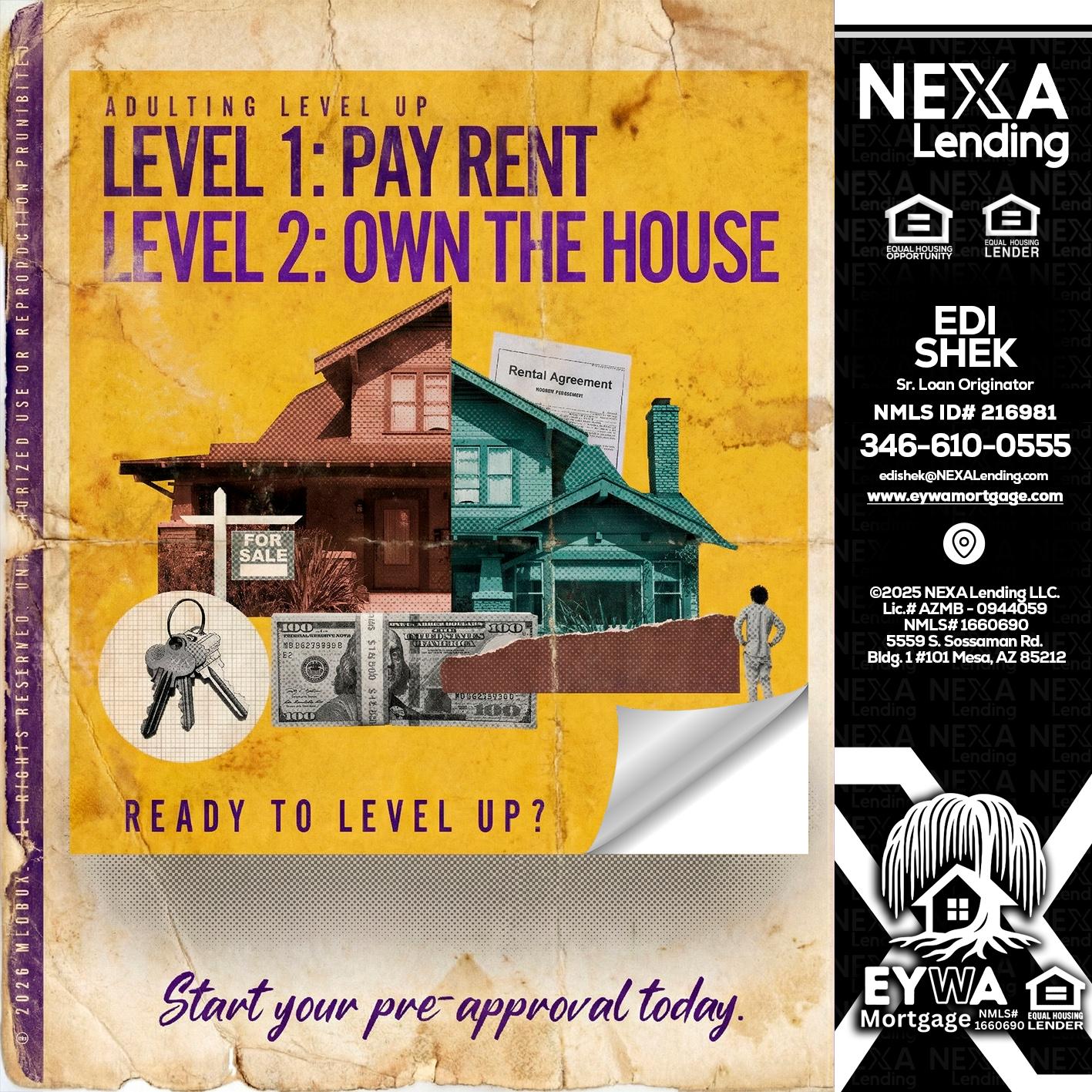 LEVEL 1 - Edi Shek -Loan Originator