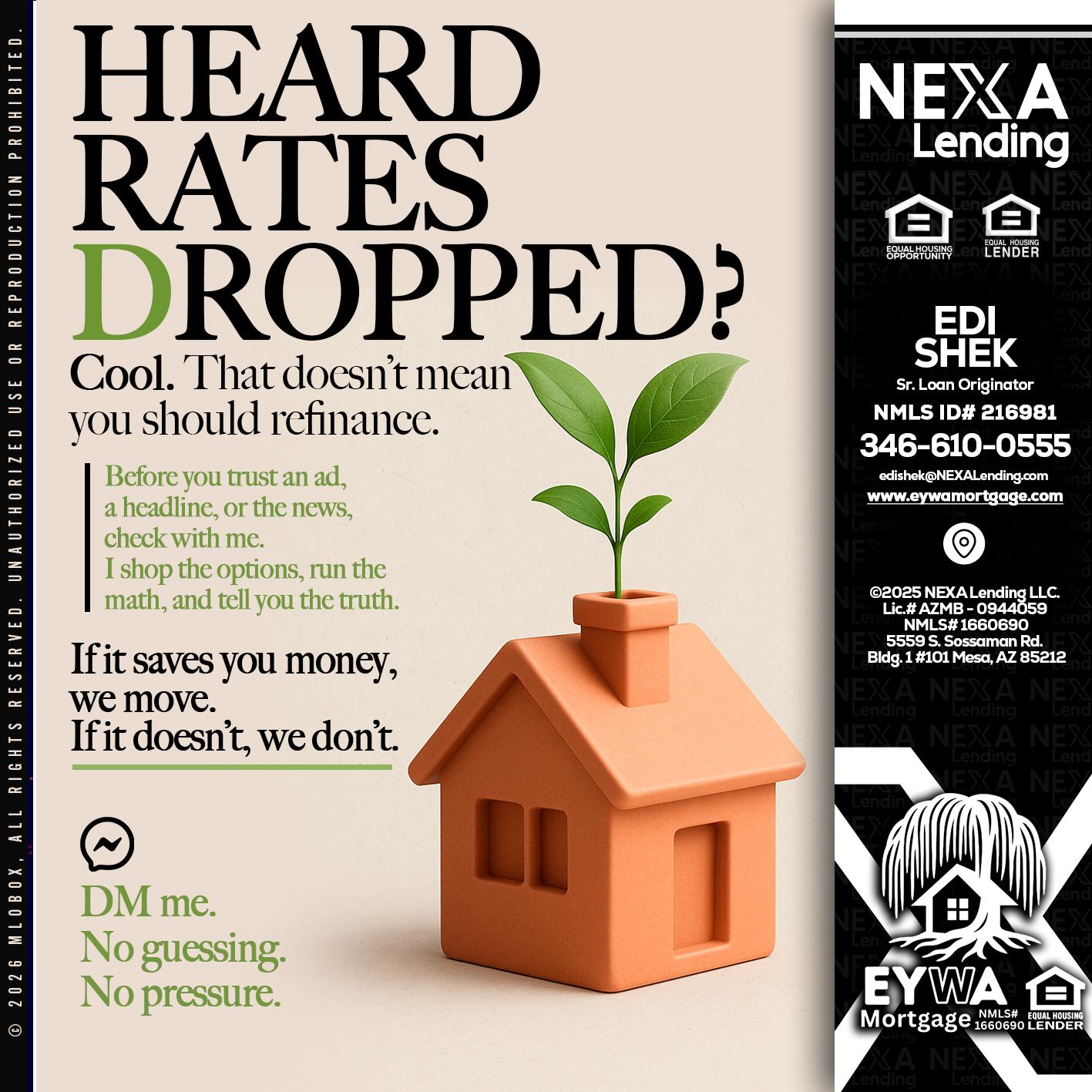 HEARD RATES - Edi Shek -Loan Originator