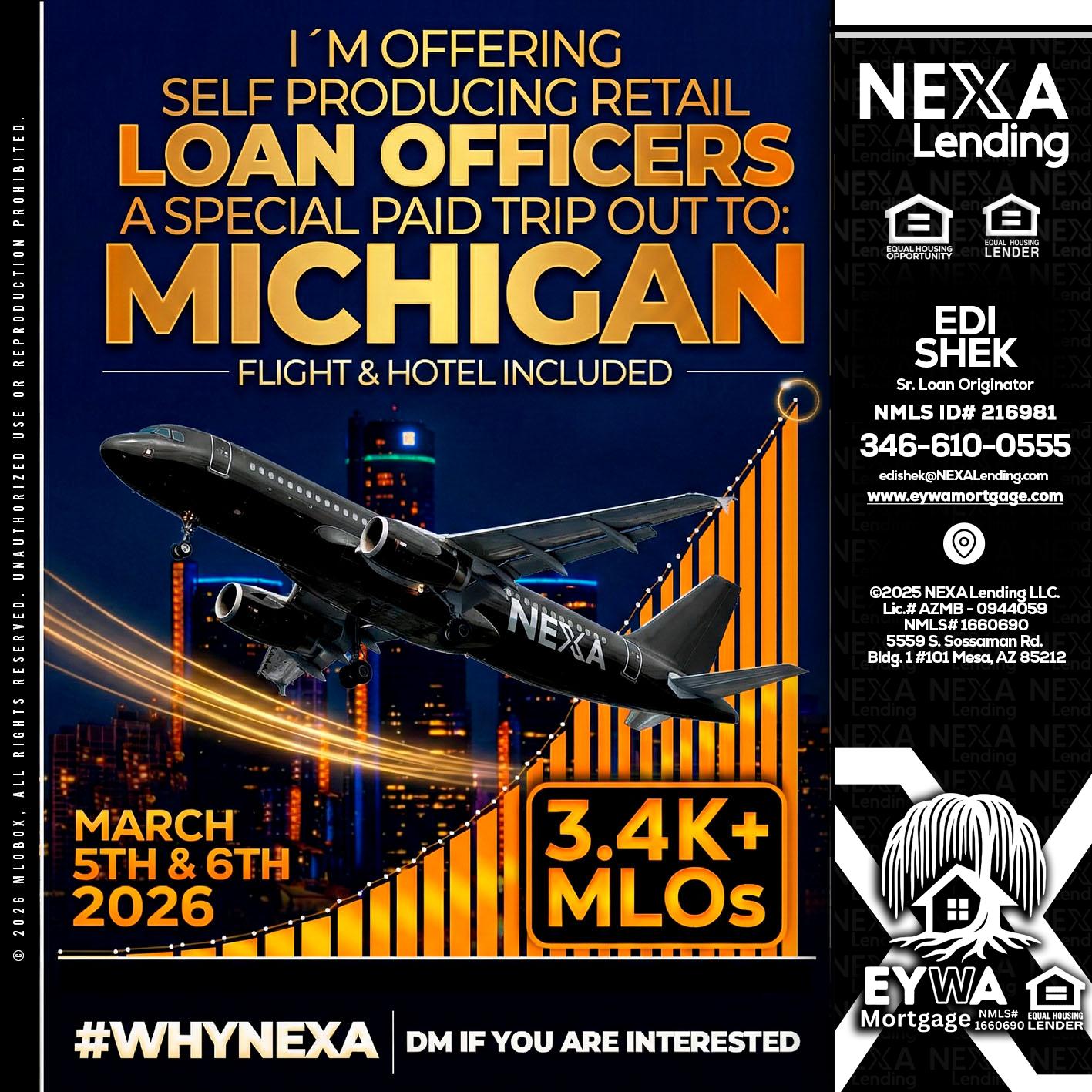 MICHIGAN - Edi Shek -Loan Originator