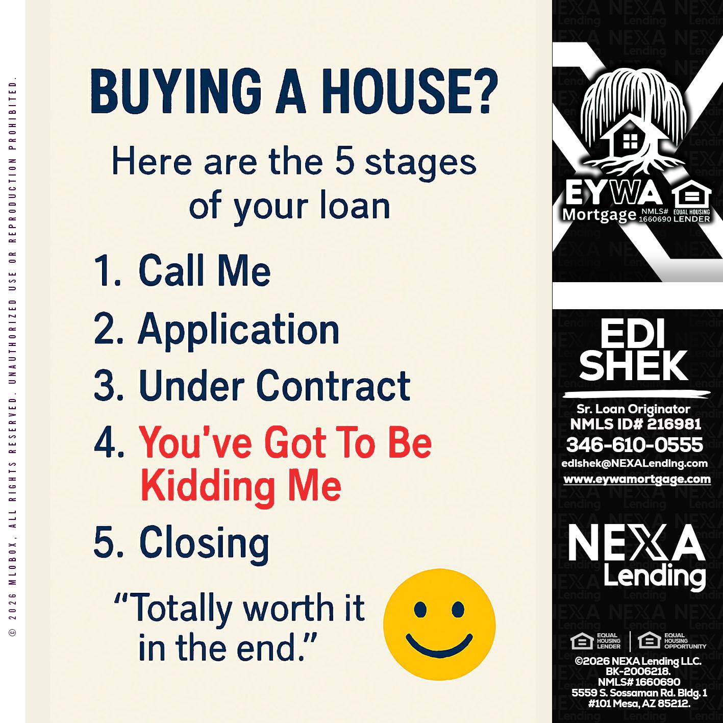 BUYING A HOUSE - Edi Shek -Loan Originator