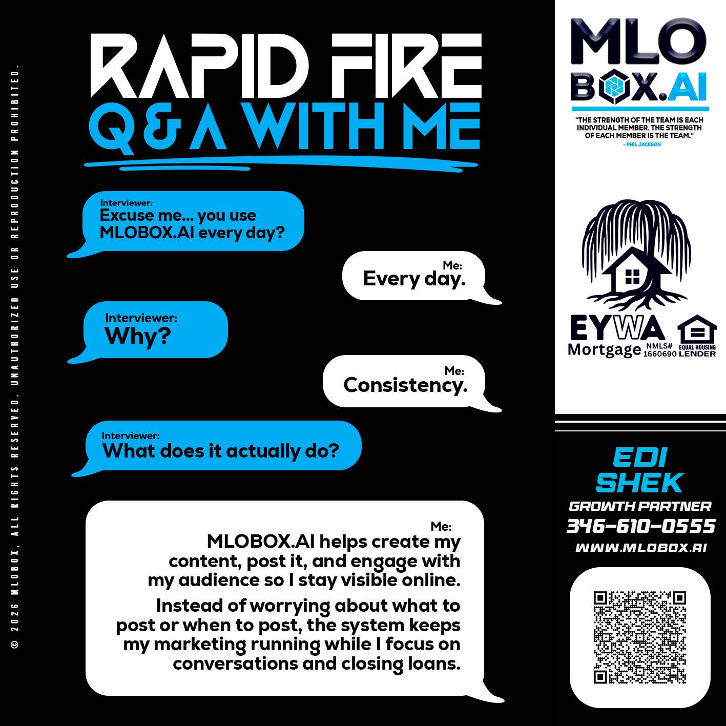 RAPID Q&A - Edi Shek -Loan Originator