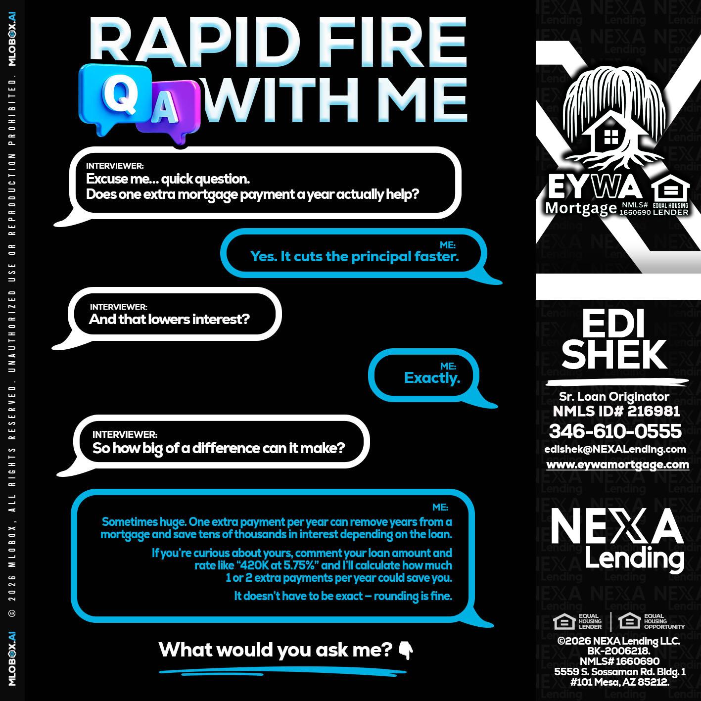 RAPID Q&A - Edi Shek -Loan Originator