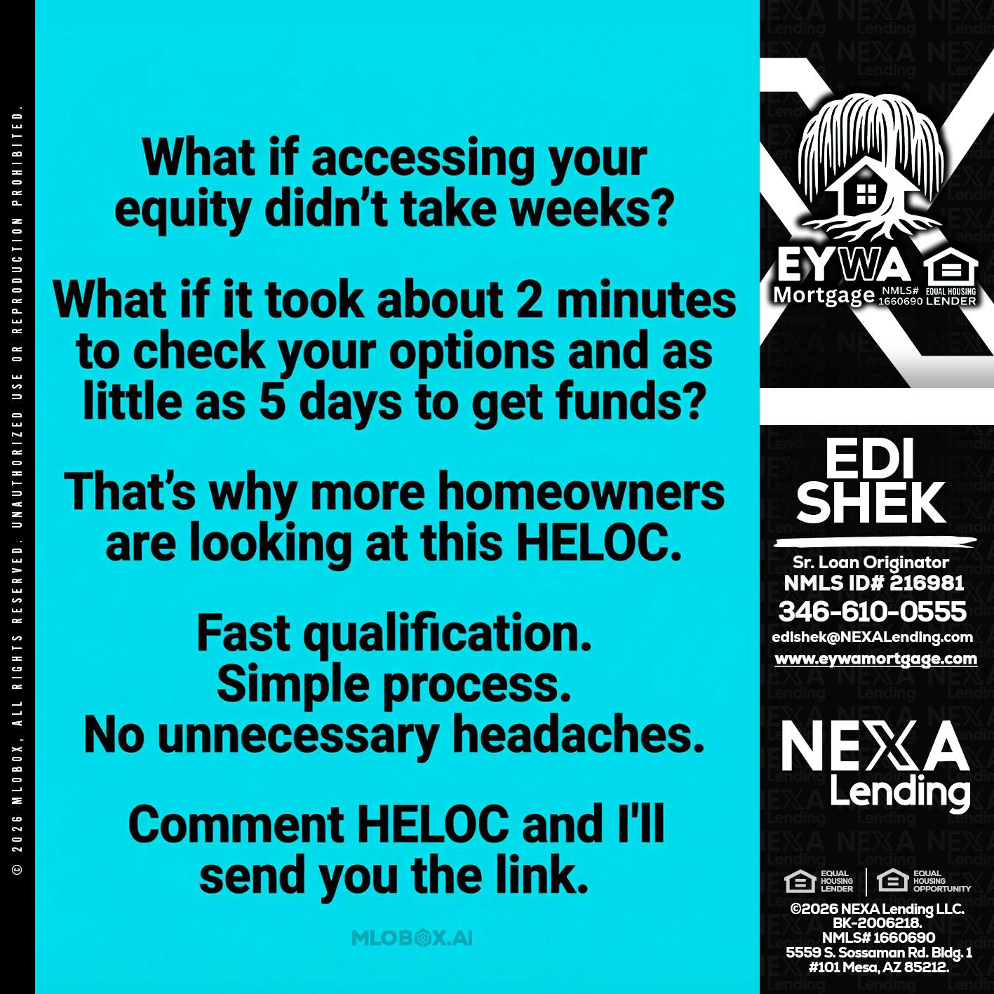 what if - Edi Shek -Loan Originator
