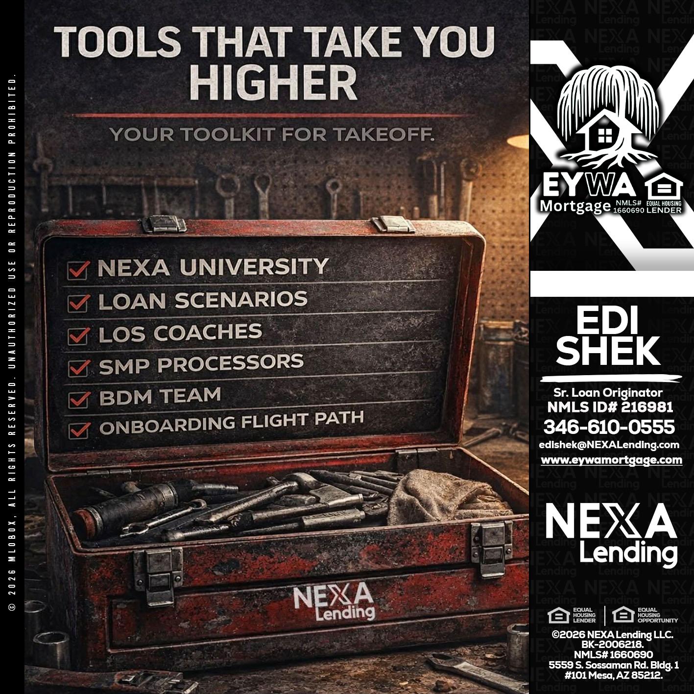 TOOLS THAT - Edi Shek -Loan Originator