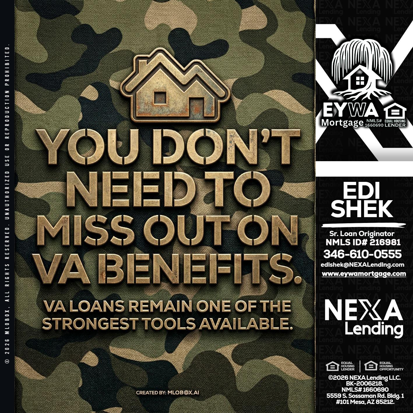 you don't need - Edi Shek -Loan Originator