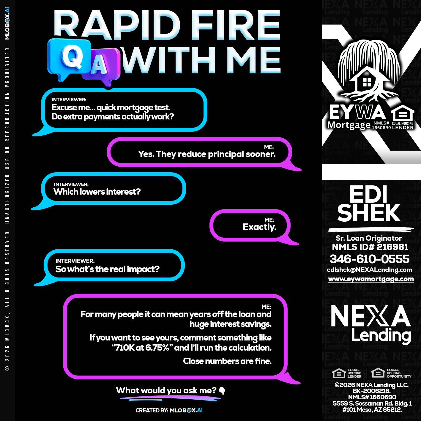 RAPID QA - Edi Shek -Loan Originator