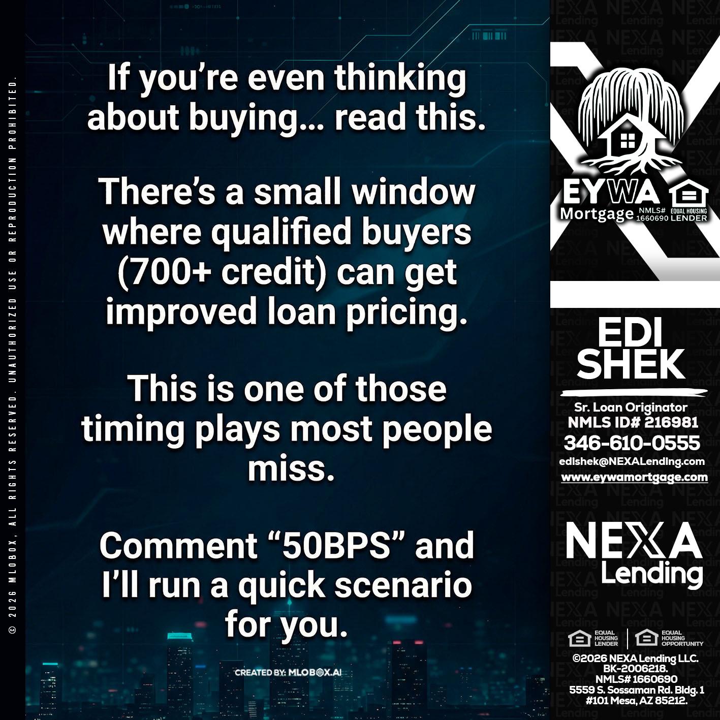 IF YOU EVER - Edi Shek -Loan Originator