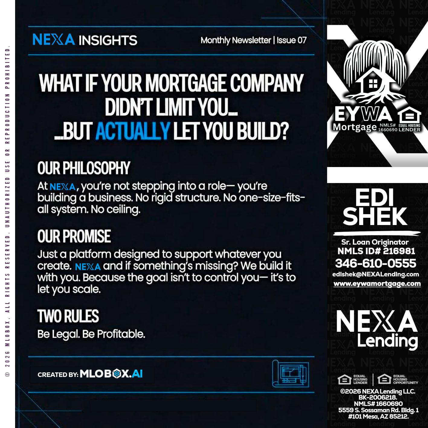 NEXA INSIGHTS - Edi Shek -Loan Originator