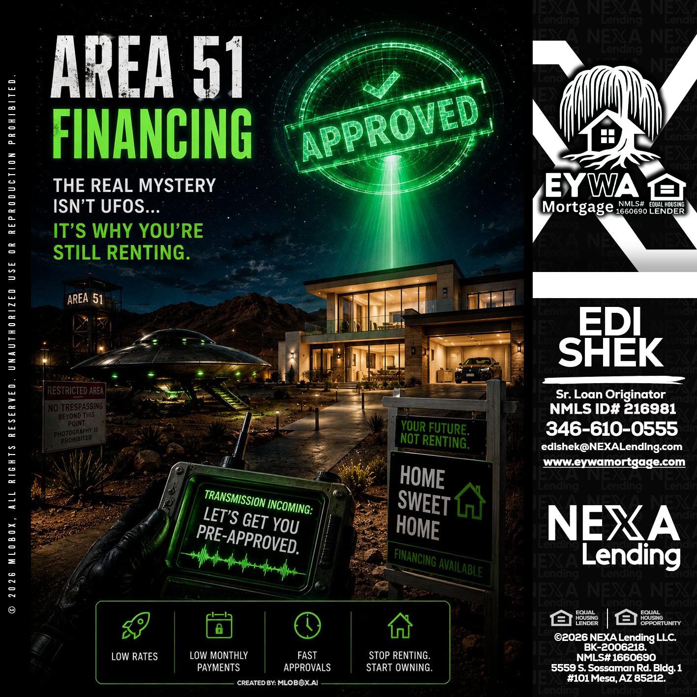 AREA 51 - Edi Shek -Loan Originator