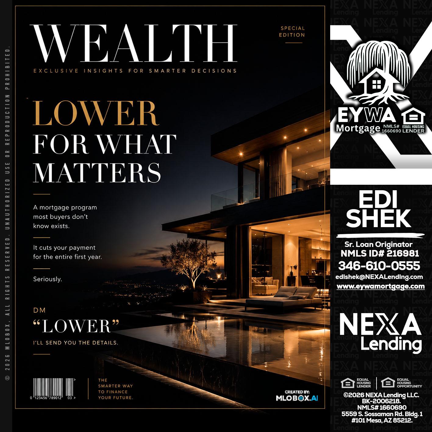 WEALTH - Edi Shek -Loan Originator