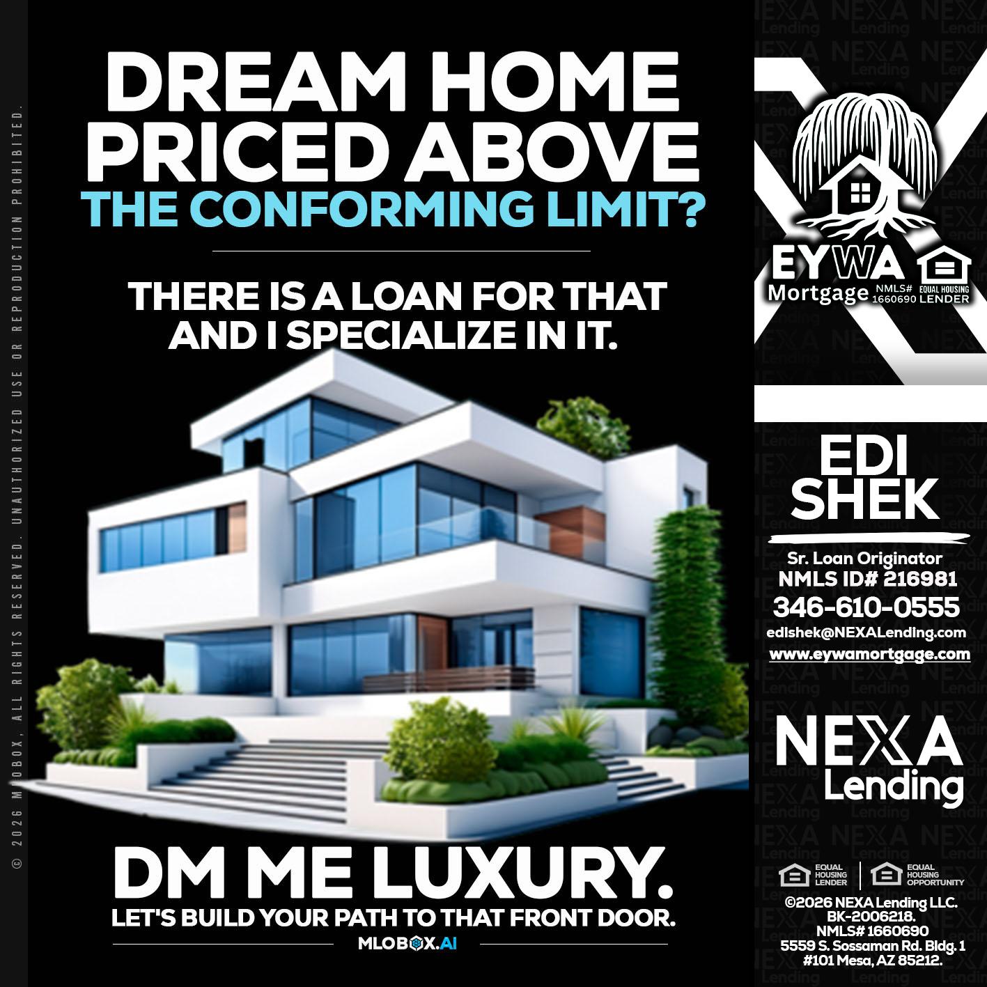 DREAM HOME - Edi Shek -Loan Originator