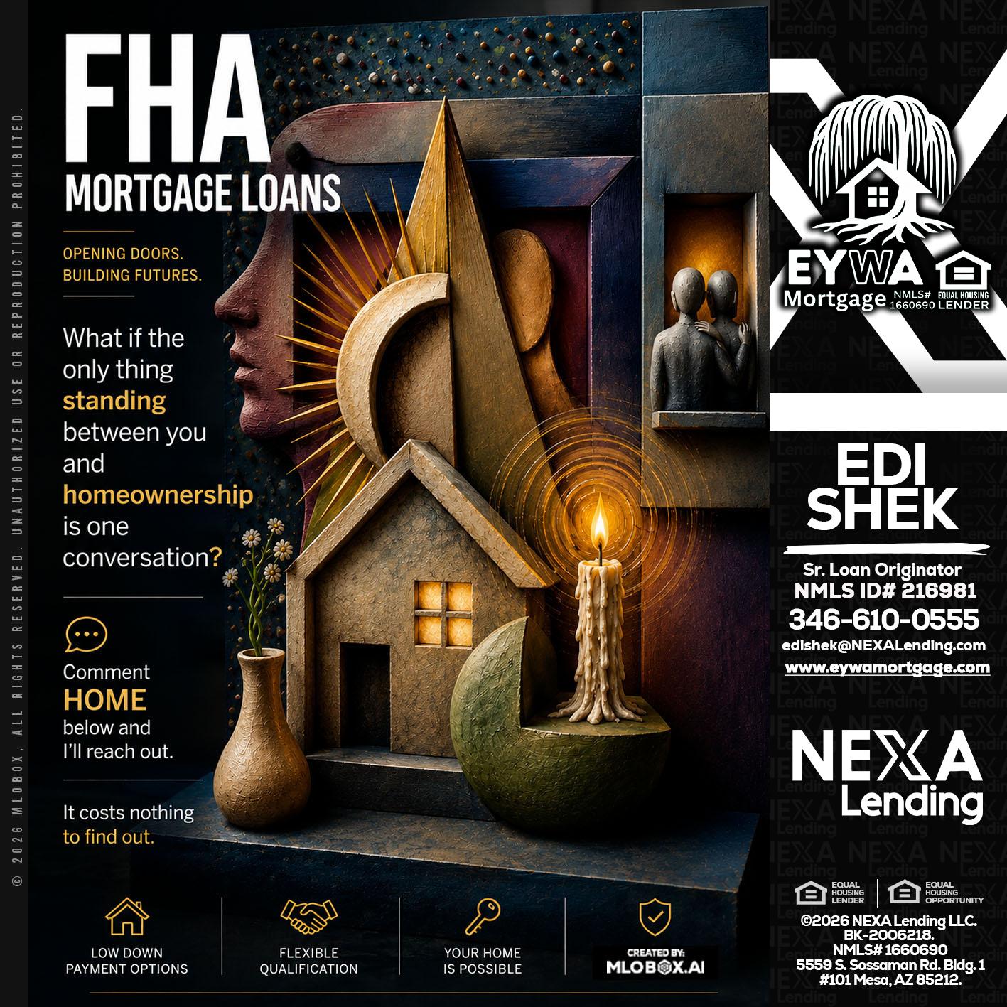 FHA - Edi Shek -Loan Originator