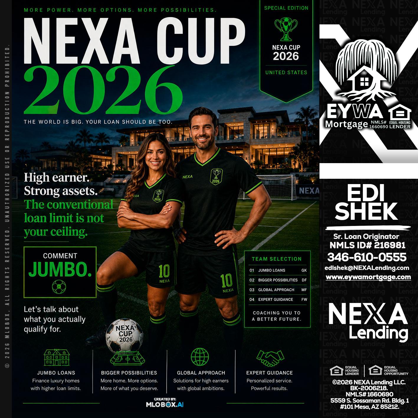 NEXA CUP 2026 - Edi Shek -Loan Originator