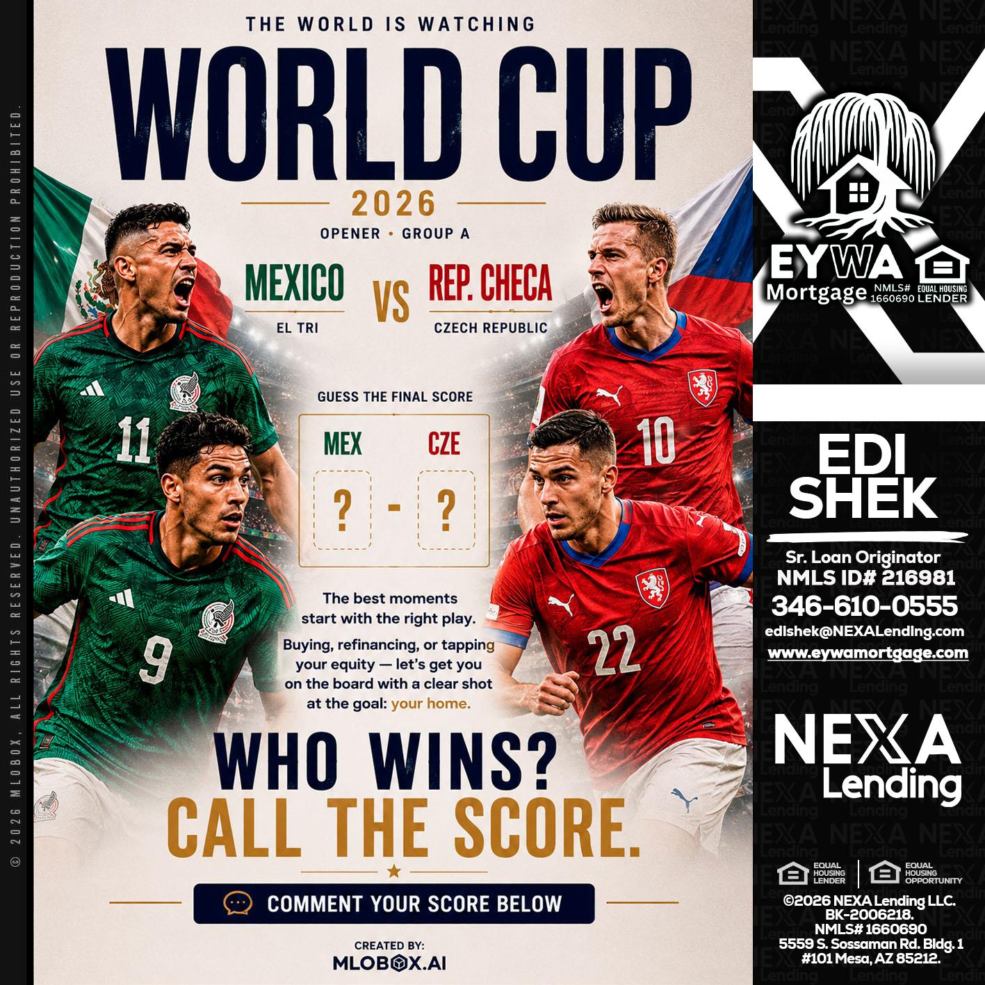 WORLD CUP 2026 - Edi Shek -Loan Originator