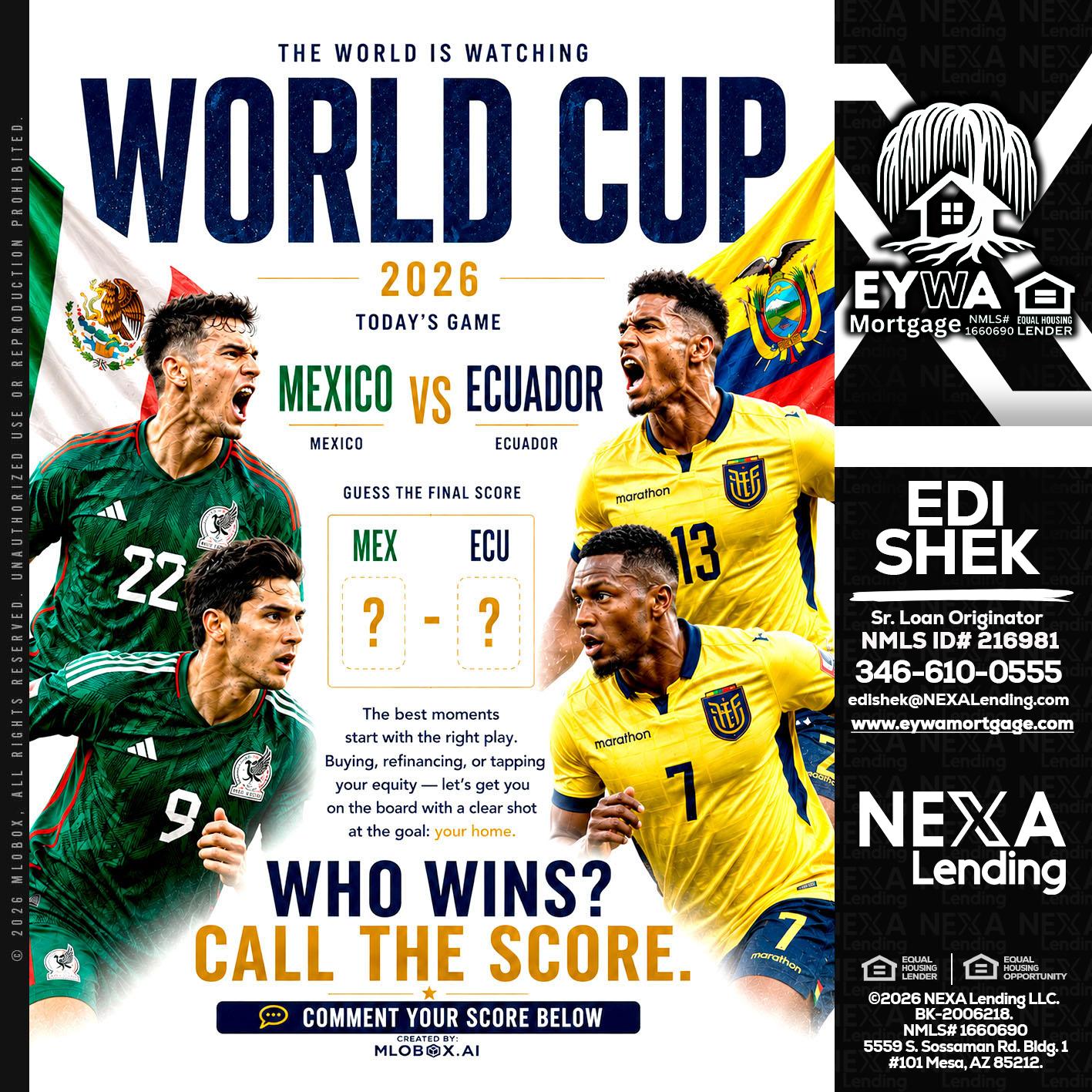 WORLD CUP 2026 - Edi Shek -Loan Originator