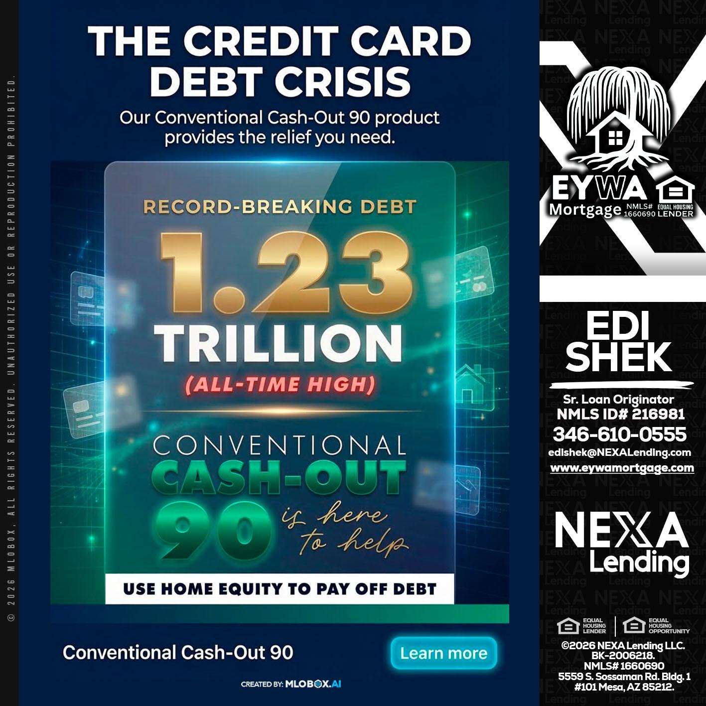 THE CREDIT CARD - Edi Shek -Loan Originator