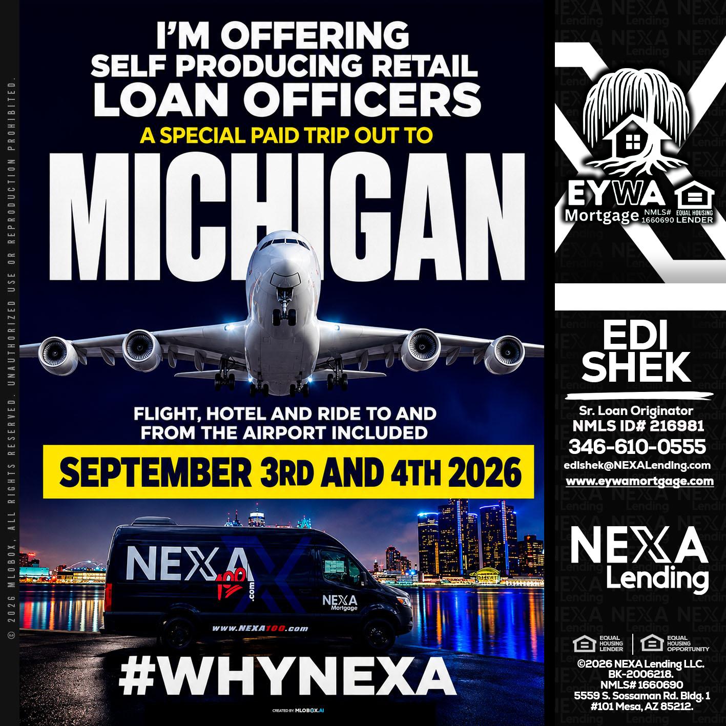 MICHIGAN - Edi Shek -Loan Originator