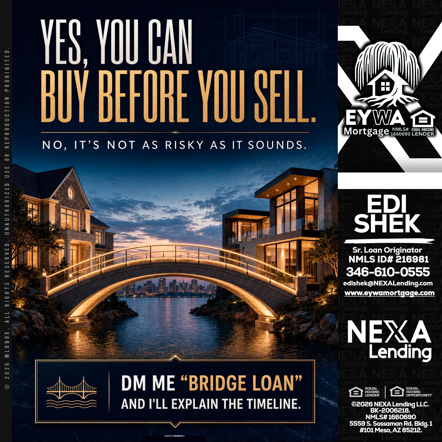 YES, YOU CAN - Edi Shek -Loan Originator