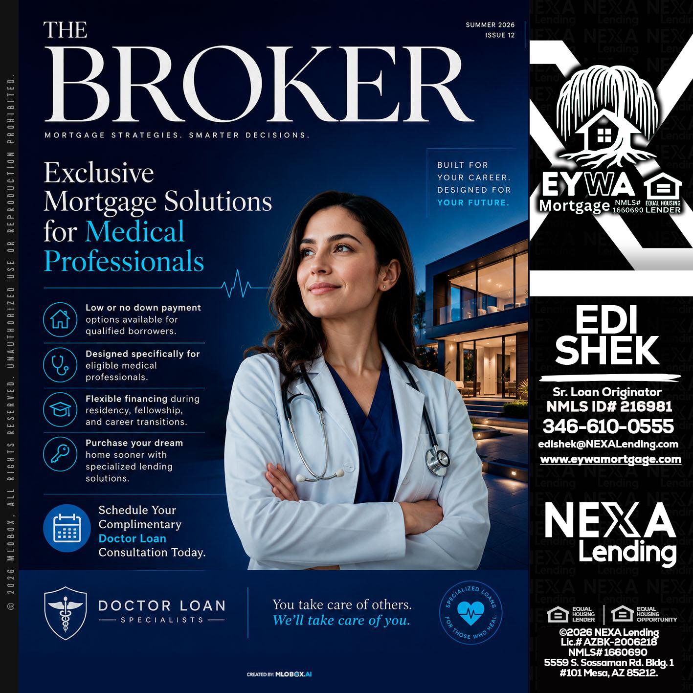 THE BROKER - Edi Shek -Loan Originator