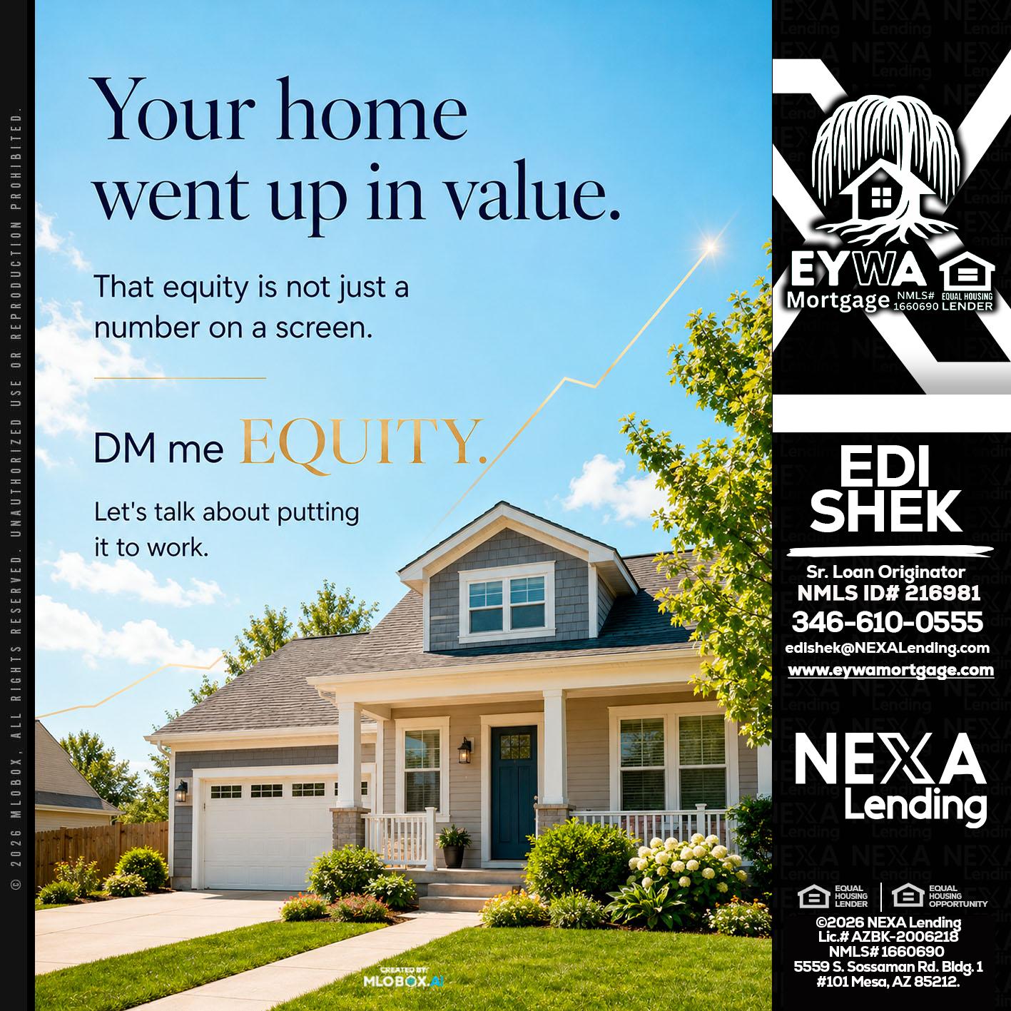 YOUR HOME - Edi Shek -Loan Originator