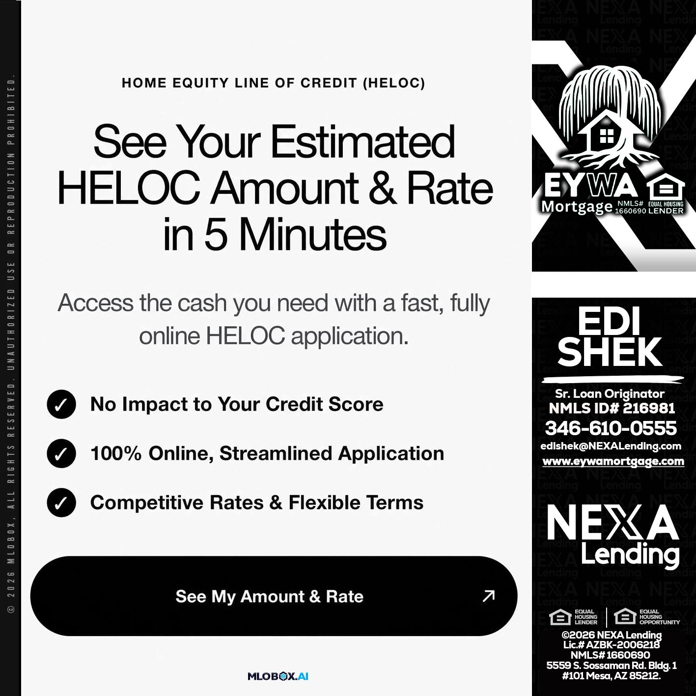 HELOC - Edi Shek -Loan Originator