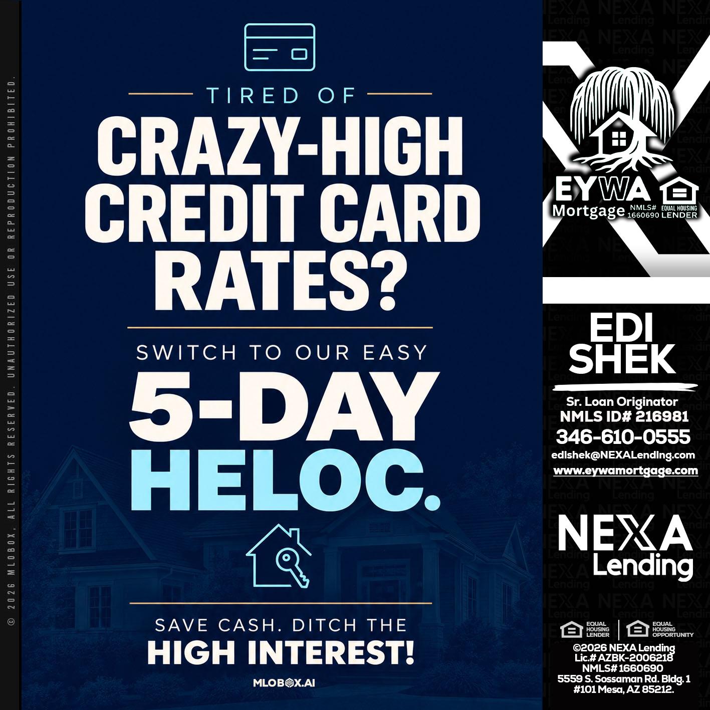 crazy high - Edi Shek -Loan Originator