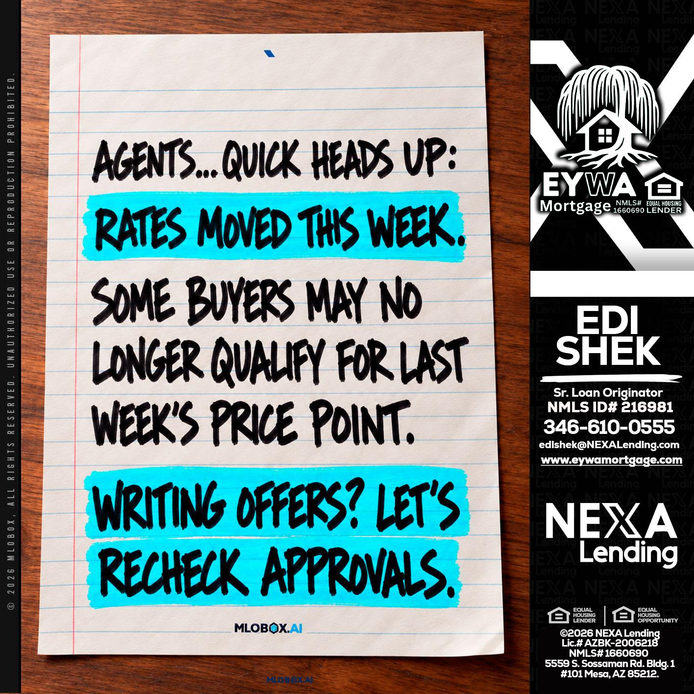 AGENTS - Edi Shek -Loan Originator