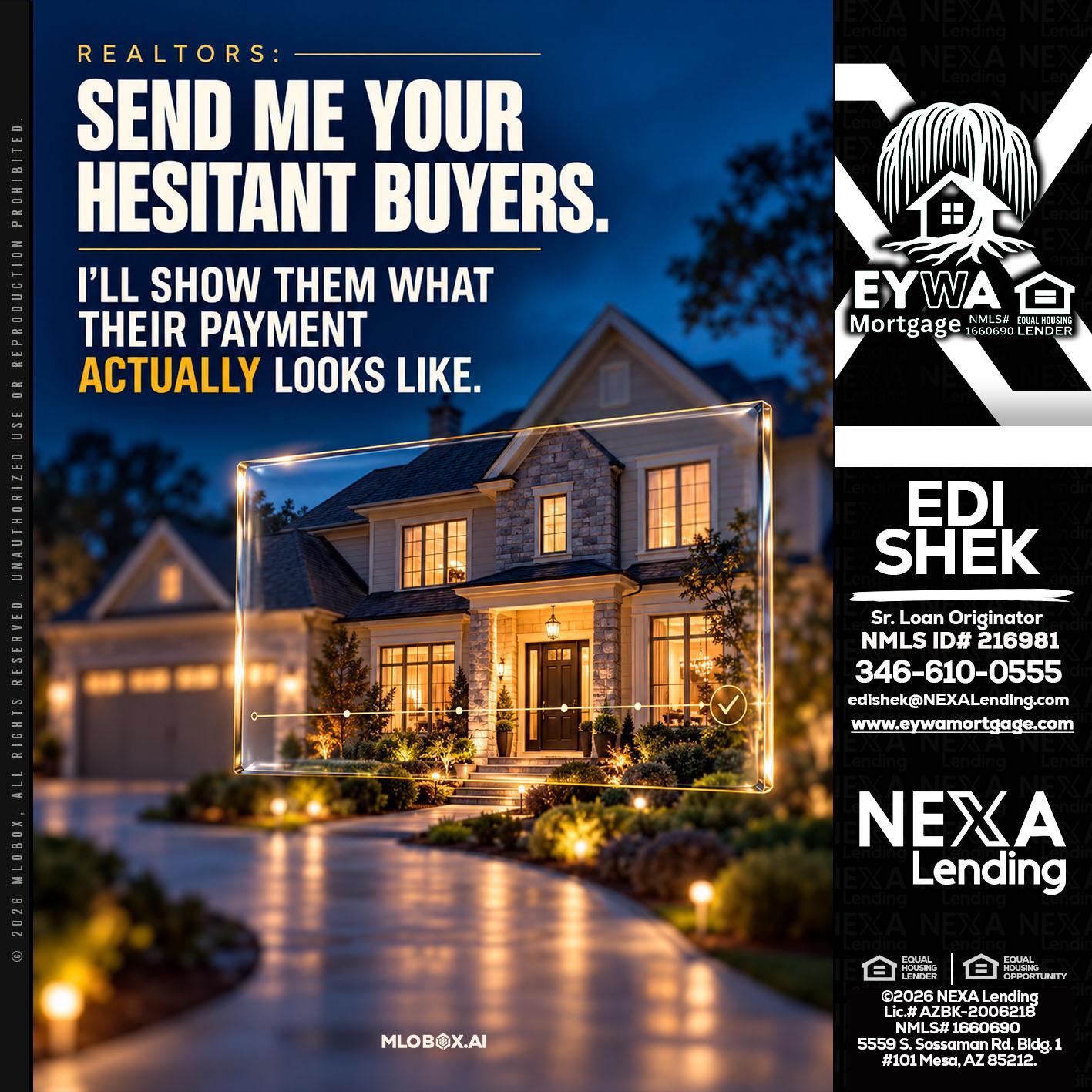 REALTOR - Edi Shek -Loan Originator